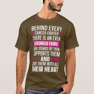 Breast Cancer Survivor  Strong Family Support  T-Shirt