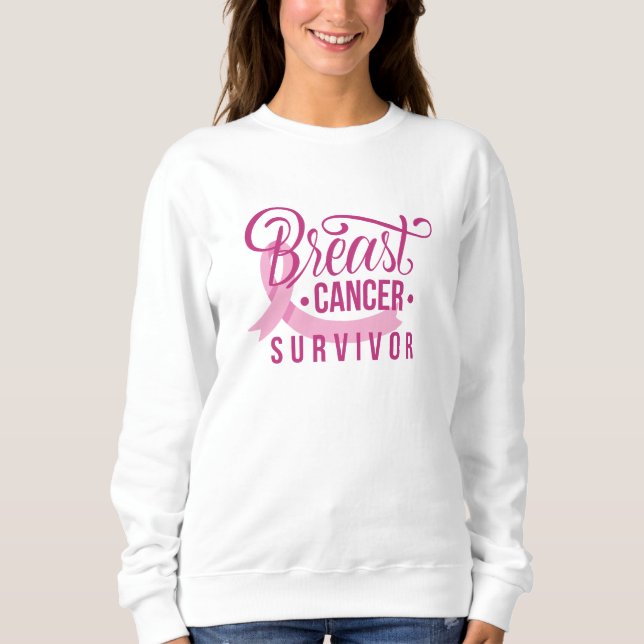 Breast Cancer Survivor Sweatshirt (Front)