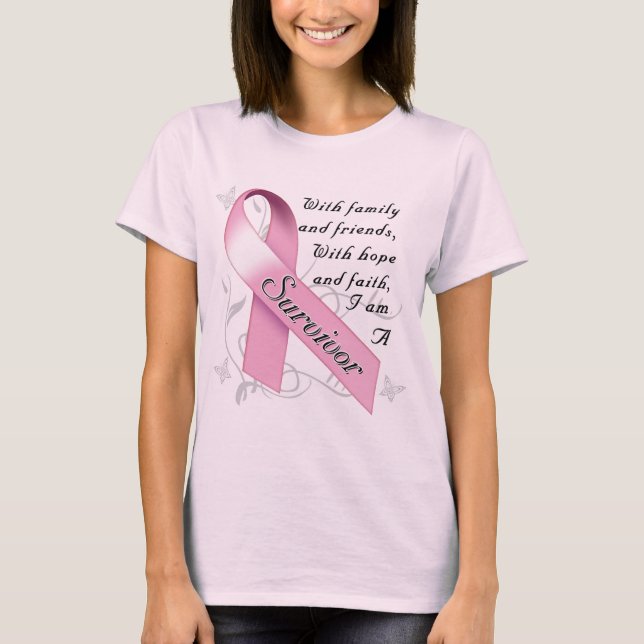 Breast Cancer Survivor T-Shirt (Front)