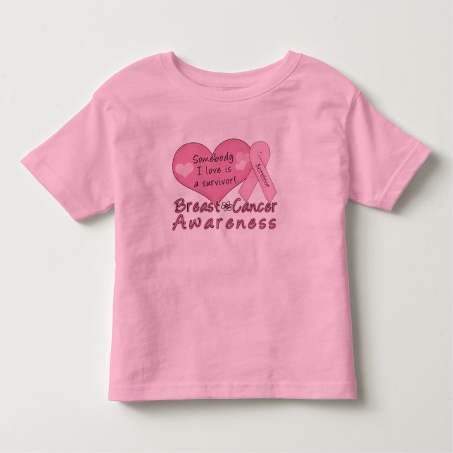 Breast Cancer Survivor Toddler Long Sleeve T-Shirt (Front)