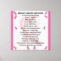 BREAST CANCER SURVIVOR Wall Art