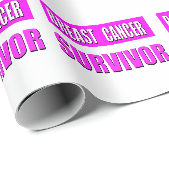 Breast Cancer Survivor Wrapping Paper (Roll Corner)