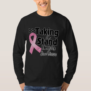 Breast Cancer Taking a Stand Brave Warriors T-Shirt