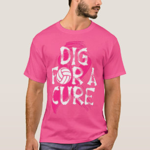 Breast Cancer Volleyball Pink Ribbon Surgery Carci T-Shirt