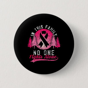Breast Cancer Warrior Awareness Breast Cancer Supp 6 Cm Round Badge