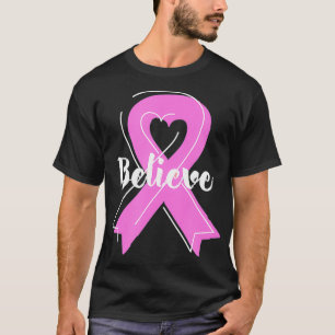 Breast Cancer Warrior Awareness Pink Ribbon Suppor T-Shirt