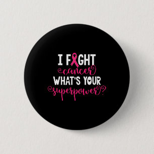 Breast Cancer Warrior Awareness Support Believe Su 6 Cm Round Badge
