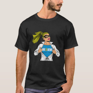 Breast Cancer Warrior Awareness Tee Support Believ