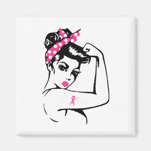 Breast Cancer Warrior Awareness Tee Support Believ Magnet