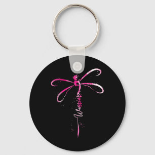 Breast Cancer Warrior Breast Cancer Awareness Drag Key Ring
