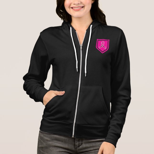 Breast Cancer Warrior  Hoodie (Front)