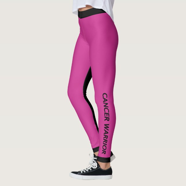 Breast Cancer Warrior Leggings (Left)