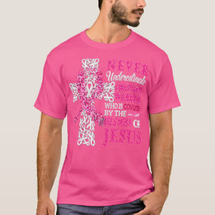 Breast Cancer Warrior Never Underestimate The Bloo T-Shirt