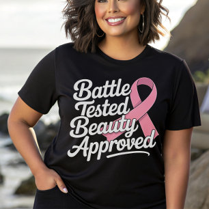 Breast Cancer Warrior Pink Ribbon Survivor Fighter T-Shirt