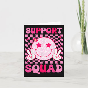 Breast Cancer Warrior Support Squad Breast Cancer Card