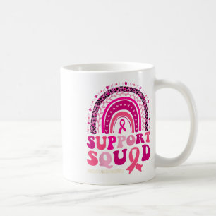 Breast Cancer Warrior Support Squad Breast Cancer Coffee Mug