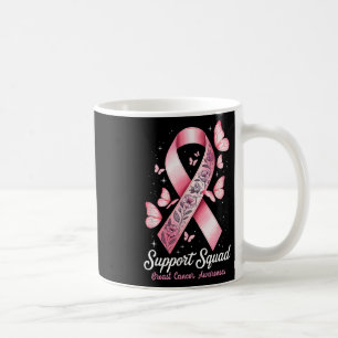 Breast Cancer Warrior Support Squad Breast Cancer Coffee Mug