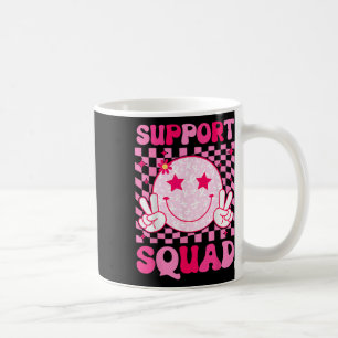 Breast Cancer Warrior Support Squad Breast Cancer Coffee Mug