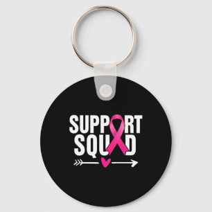 Breast Cancer Warrior Support Squad Breast Cancer  Key Ring