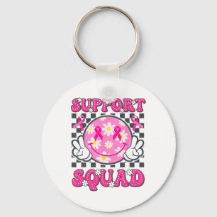 Breast Cancer Warrior Support Squad Breast Cancer  Key Ring
