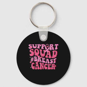 Breast Cancer Warrior Support Squad Breast Cancer  Key Ring