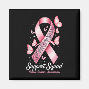 Breast Cancer Warrior Support Squad Breast Cancer  Magnet