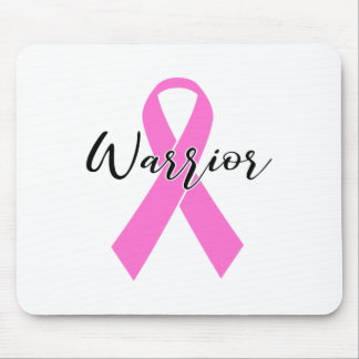 Breast Cancer Warrior T Shirt Pink Ribbon Awarenes Mouse Pad