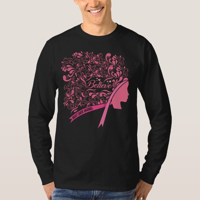 Breast Cancer Warrior TShirt Awareness Tee Support (Front)