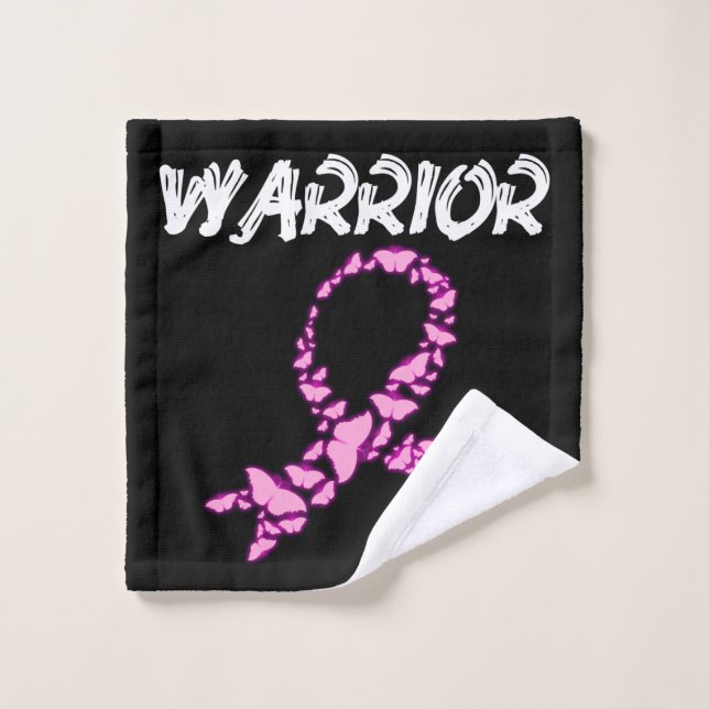 breast cancer warrior wash cloth (Wash Cloth)
