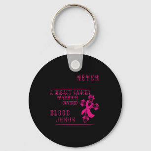 Breast Cancer Warrior Who Is Covered By The Blood Key Ring