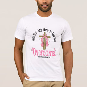 Breast Cancer With God My Sister-In-Law Will Overc T-Shirt