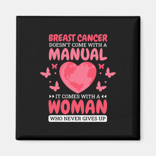 Breast Cancer Woman Design For Breast Cancer Aware Magnet