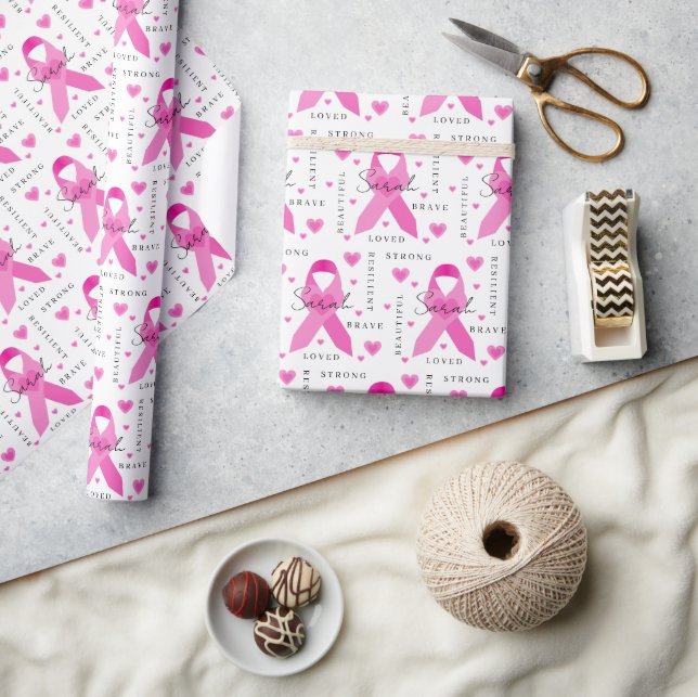 Breast Cancer Wrapping Paper (Crafts)