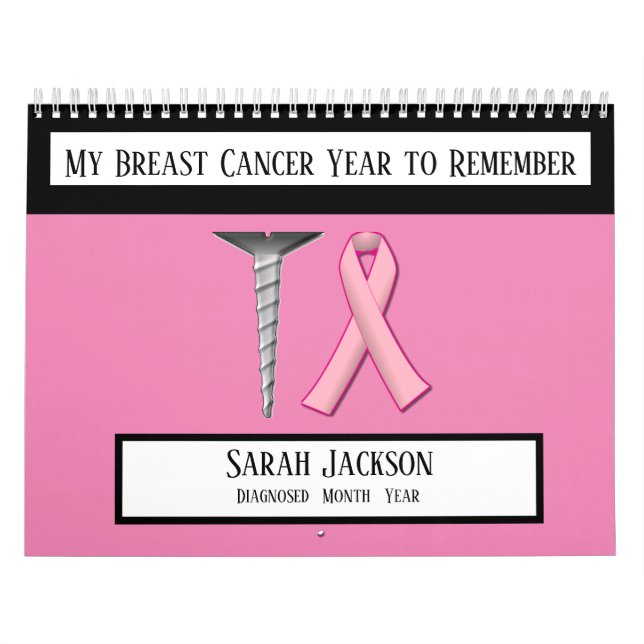 Breast Cancer Year of Memories  Calendar (Cover)
