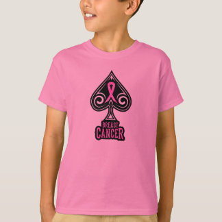 Breast Cancer - Youth Tshirt - Spades Edition