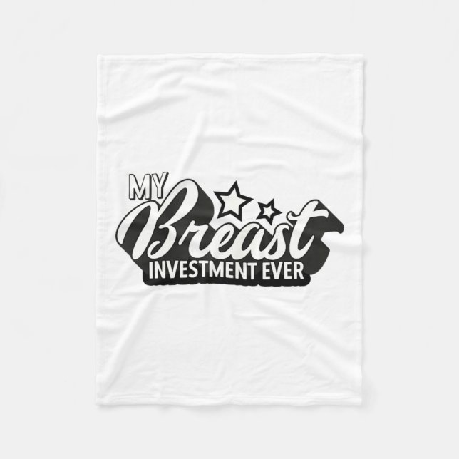 Breast Implants Ies Funny New S Plastic Surgery  Fleece Blanket (Front)
