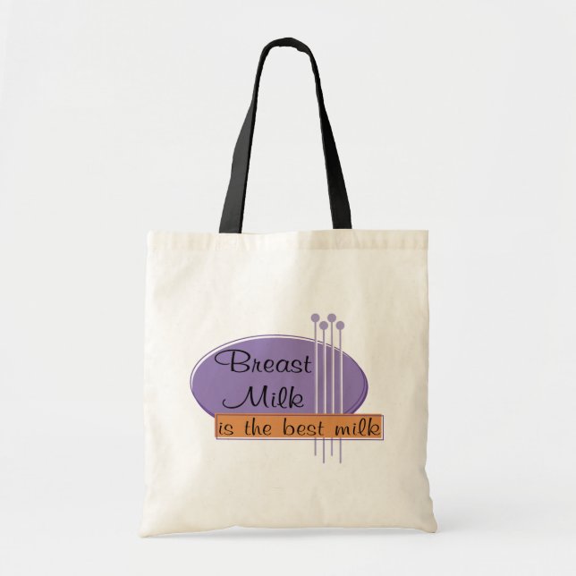 Breast Milk Is The Best Milk Tote Bag (Front)