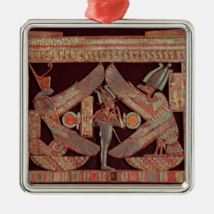 Breast plate depicting Osiris, god of Metal Tree Decoration