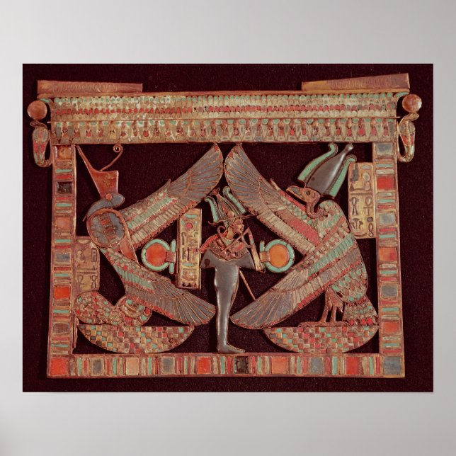 Breast plate depicting Osiris, god of Poster (Front)