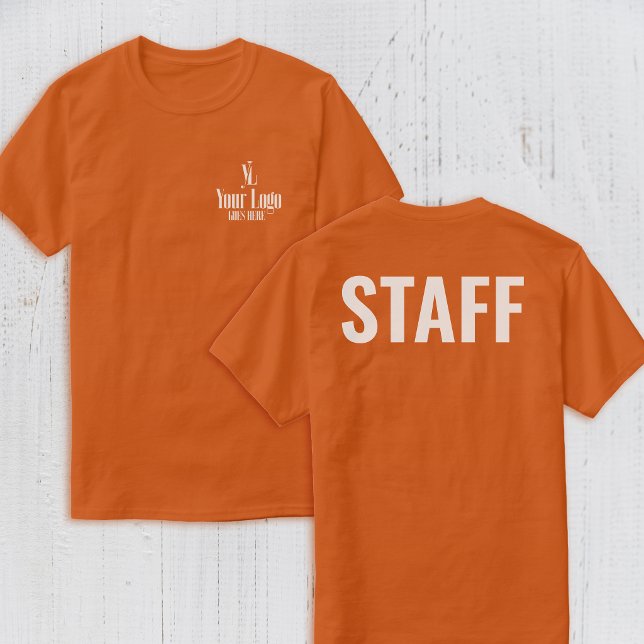 Breast Pocket Logo Staff Back T-Shirt (Creator Uploaded)
