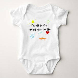 Breast Start Baby Bodysuit