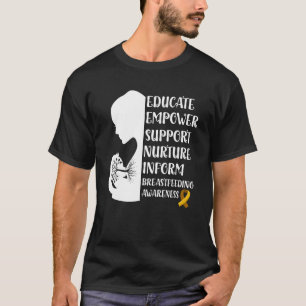 Breastfeeding Awareness Family Usa Breast Milk Lac T-Shirt