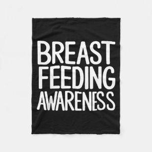 Breastfeeding Awareness New Mum Breastmilk Fleece Blanket