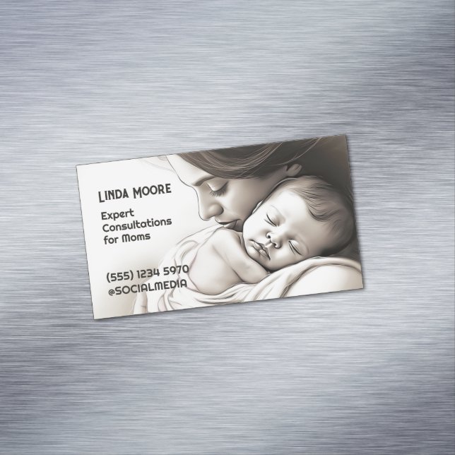 Breastfeeding Consultant Magnetic Business Card (In Situ)