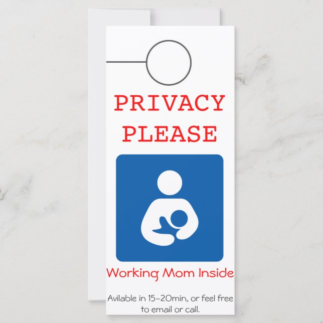 Breastfeeding Doorhanger (Front)
