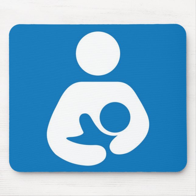 breastfeeding icon mouse pad (Front)