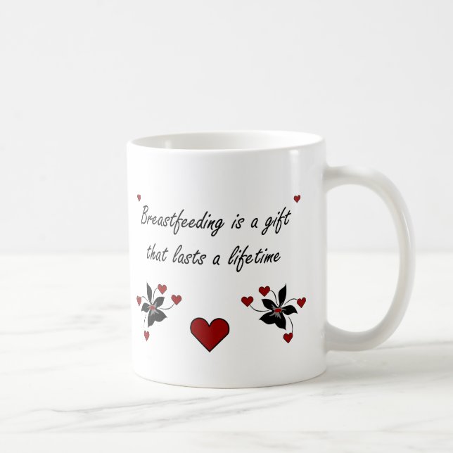 Breastfeeding is a Gift Coffee Mug (Right)