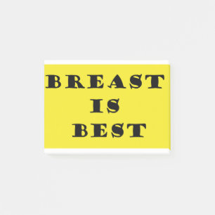 Breastfeeding is Best Post-it Notes