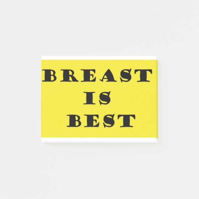 Breastfeeding is Best Post-it Notes (Front)