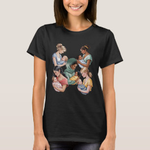Breastfeeding Lactation Consultant Birth Worker IB T-Shirt
